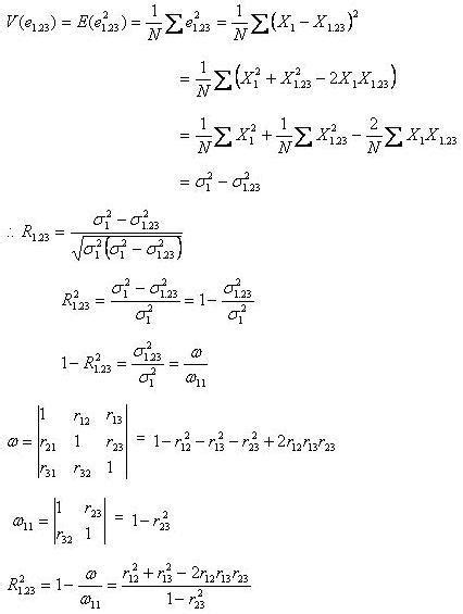 Image result for Coefficient of Multiple Correlation Explained