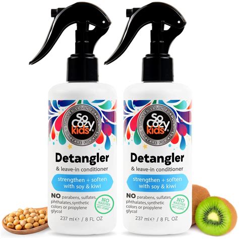 Amazon.com : SoCozy 2-in-1 Detangler & Leave In Conditioner Spray (8 Fl ...