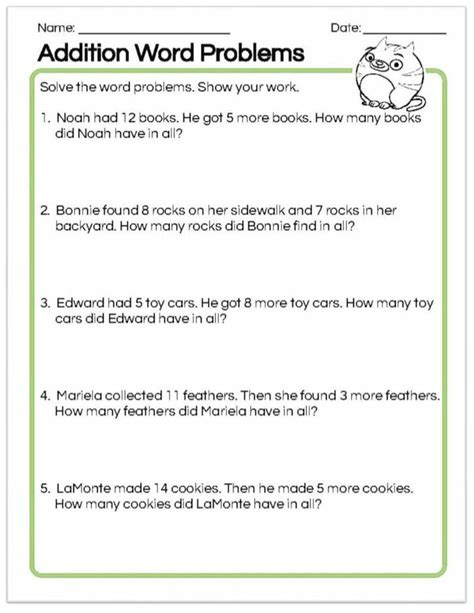 Math Problem Solving First Grade 的图像结果