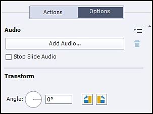 How to add audio to boxes and buttons