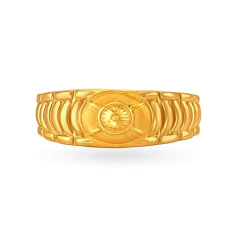 Traditional Charming Gold Ring for Men