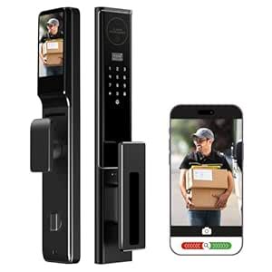 3D Face Recognition Smart Door Lock, Video Intercom, WiFi Door Locks ...