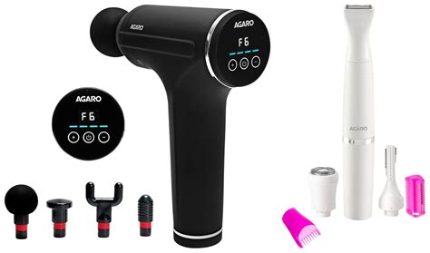AGARO Galaxy Gun Whole_Body Massager, Black. & Rechargeable 3-in-1 ...
