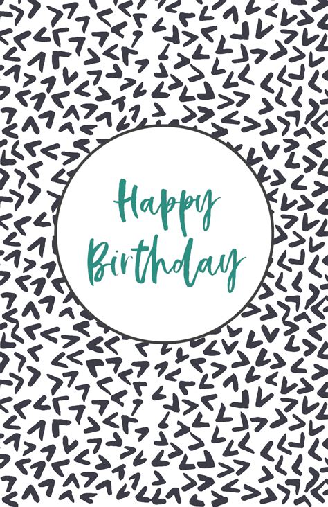 Free Printable Birthday Cards - Paper Trail Design