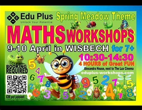 🌷MATHS WORKSHOP🌷 WISBECH🌷SPRING🌷MEADOW🌷THEME🌷9-10 April🌷, Alexandra ...