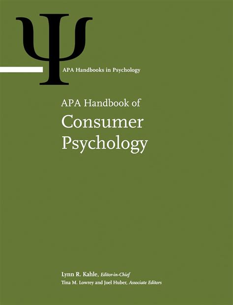 Buy APA Handbook of Consumer Psychology: Development Across the ...
