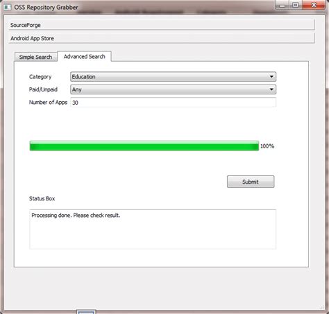 Image result for Android Activity Search Advanced Search Toggle