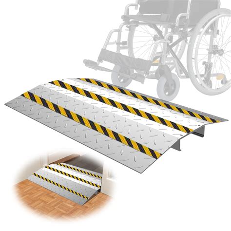 Snapklik.com : Sliding Door Threshold Ramp 31.5" W248" L, Metal Bridge ...