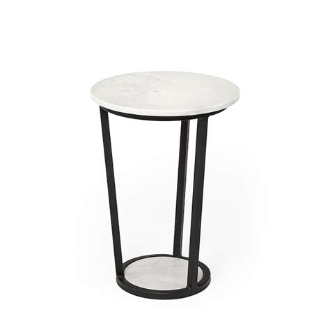 Mercana Bombola 15-in W x 20.9-in H White Marble Stone Round Farmhouse ...