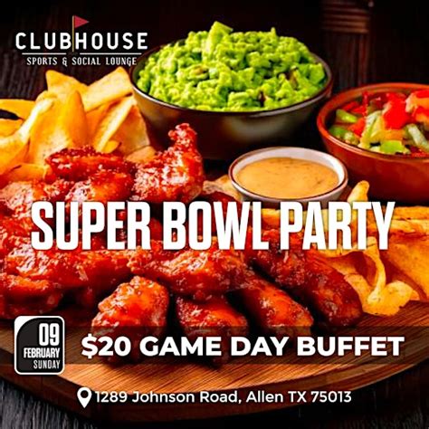 HUB Super Bowl Party | 1289 Johnson Rd: Tickets, Dates & Itineraries ...