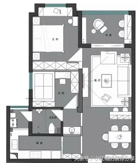 65平米小户型装修实例,设计实景图,65平单身小公寓装修效果图