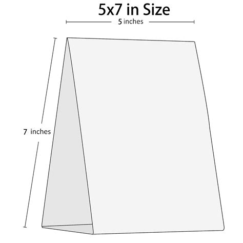 Customizable Table Tent Template (Word)