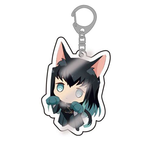 Peoria Demon Slayer: Kimetsu no Yaiba Kawaii Acrylic Pendant Keychain ...