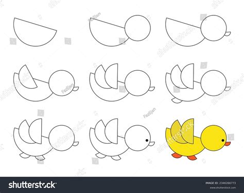 Image result for Simple Duck Drawing