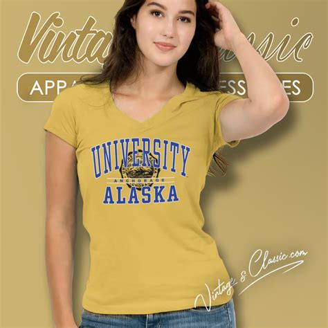 Vintage University Of Alaska Anchorage Shirt - Vintagenclassic Tee