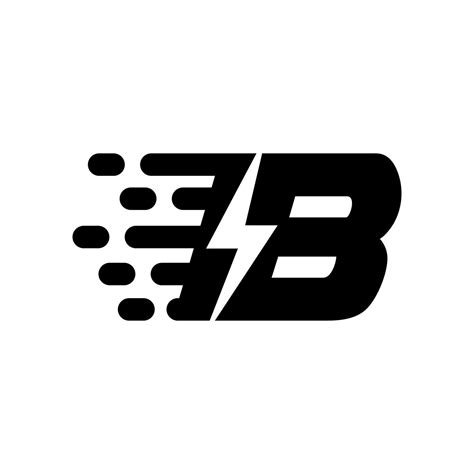 letter b shape logo design for delivery company 26513786 Vector Art at Vecteezy