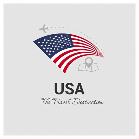 Usa travel destination illustration | Free Vector