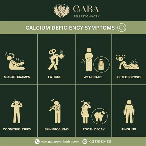 Calcium Deficiency Symptoms - Gaba Online Psychiatrist