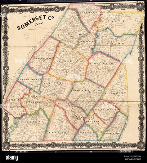 Somerset Co., Penn'a , Landowners, Pennsylvania, Somerset County, Maps ...