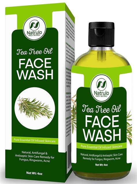 Amazon.com: Tea Tree Oil Face Wash, 4oz – Antifungal Antiseptic Natural Remedy Skin Cleanser ...