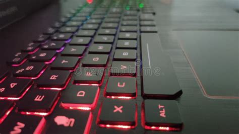RGB Gaming Keyboard stock photo. Image of black, screenshot - 302103438