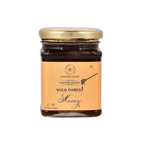 Earthen Story Certified Organic Wild Forest Honey 250 g | NMR Tested ...
