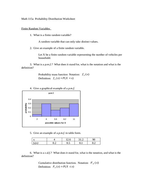 Image result for Probability Distribution Exercise