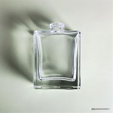 30ml Victor Rectangle Clear Glass Perfume Bottle | FEA 15 Crimp Neck ...