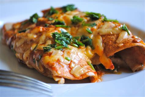 Spicy Chicken and Spinach Enchiladas - Bev Cooks