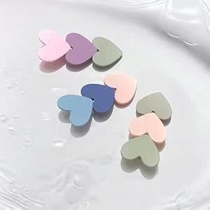 Blubby Korean Style Heart Shaped Tick Tack Hair Clip - Multicolor Hair ...