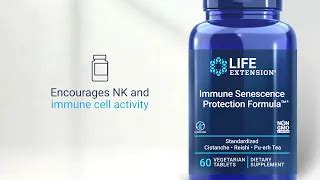 Immune Senescence Protection Formula™, 60 vegetarian tablets - Life ...
