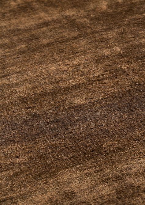 Silky Soft Texture Solid Platinum bamboo Mocha Rug Carpet