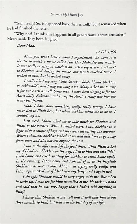 Letters to my Mother – Books and You