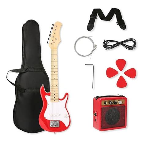 Juarez Basswood JJR30ST/RD 30-Inch ST-Style Electric Guitar Kit for ...