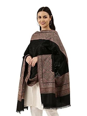 Buy Pashmoda Women Kashmiri Royal Paisley Design Aari Embroidery ...