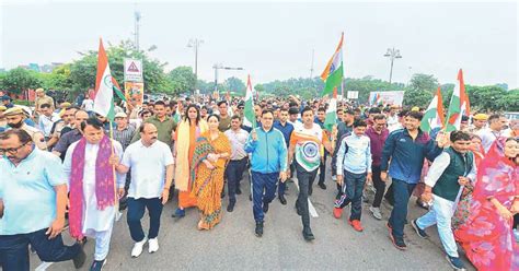 Unity March! Raj CM celebrates Patel’s 150th birth anniversary