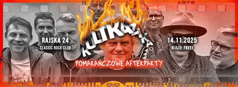 KULT Kazika 🎺 Pomarańczowe Afterparty 🎺 Classic Rock Club, Rajska 24 ...