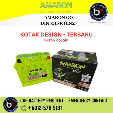 [ Installation Provided ] DIN55R | DIN55L | LN 2 Amaron HILIFE PRO - GO | Car Battery Proton X50 ...