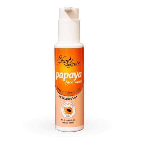 Buy Papaya Face Wash with Luscious Fragrance (100 ml) – Skin Secrets ...