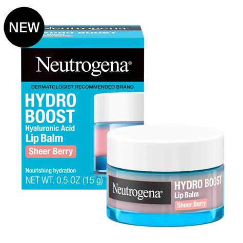 Neutrogena Hydro Boost Hyaluronic Acid Lip Balm, Sheer Ice, 0.5 oz
