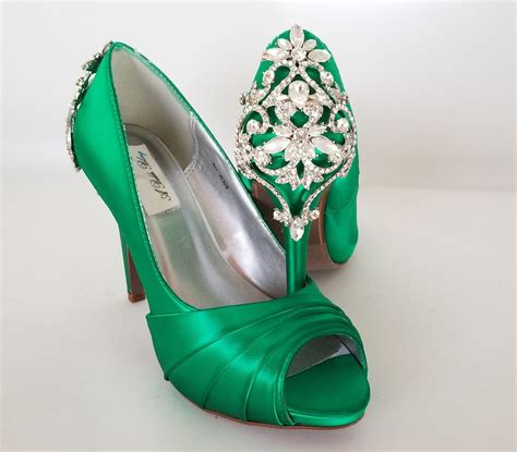 Emerald green shoes wedding 60 photos - Astyledwedding.com