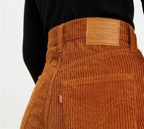 Ribcage Wide Leg Corduroy Pants - Brown | Levi's® CA