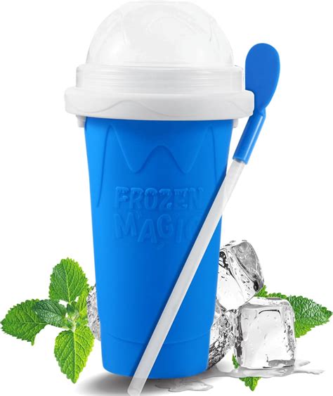 Amazon.com: Slushy Cup, Quick Frozen Magic Cup, DIY Homemade Squeeze Icy Cup, Double Layers ...