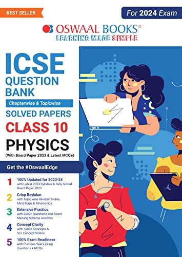 Oswaal ICSE Question Bank Class 10 Physics Book (2024 Exam) eBook ...