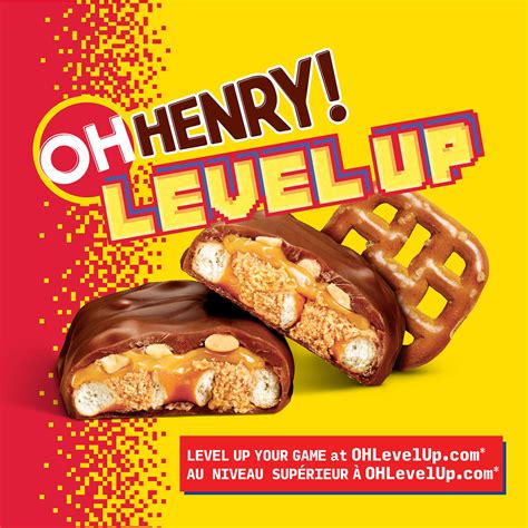 Oh Henry! Level Up – Chocolatey, Peanut Butter, Caramel & Pretzel Fill