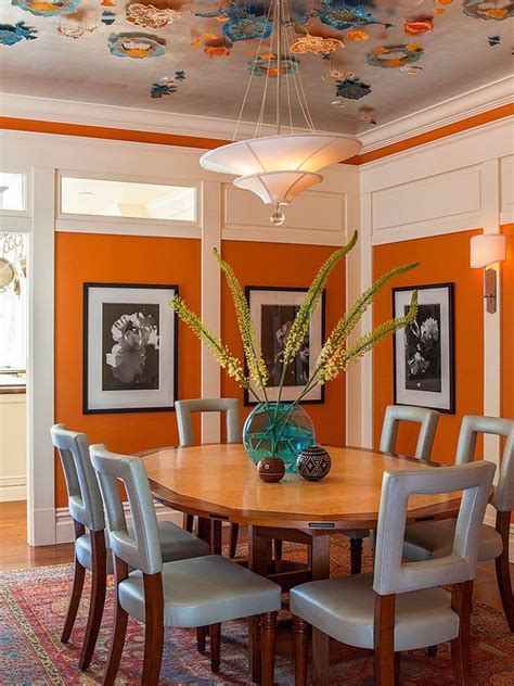 dining room orange