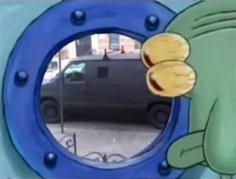 Squidward staring at window Blank Template - Imgflip