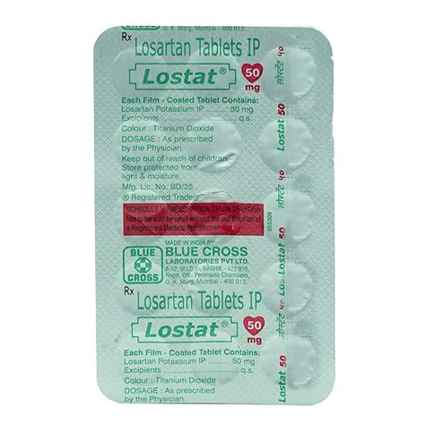 Lostat 50 mg Tablet | Uses, Side Effects, Price | Apollo Pharmacy