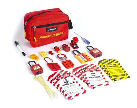 Buy LOK-FORCE Sensible Electrical Lockout Tagout Kit – OSHA Compliance ...