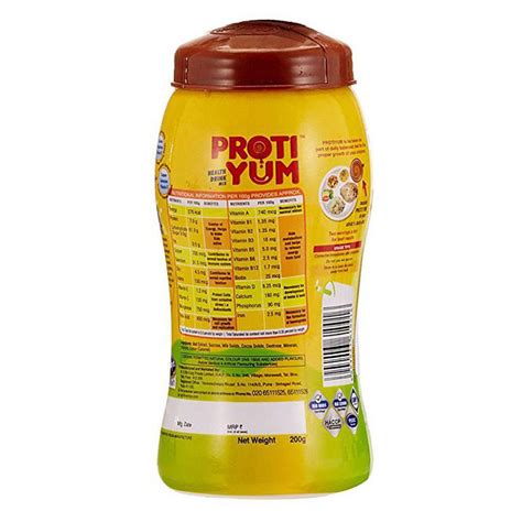 Proti Yum Chocolate Flavour Powder, 200 gm Price, Uses, Side Effects ...